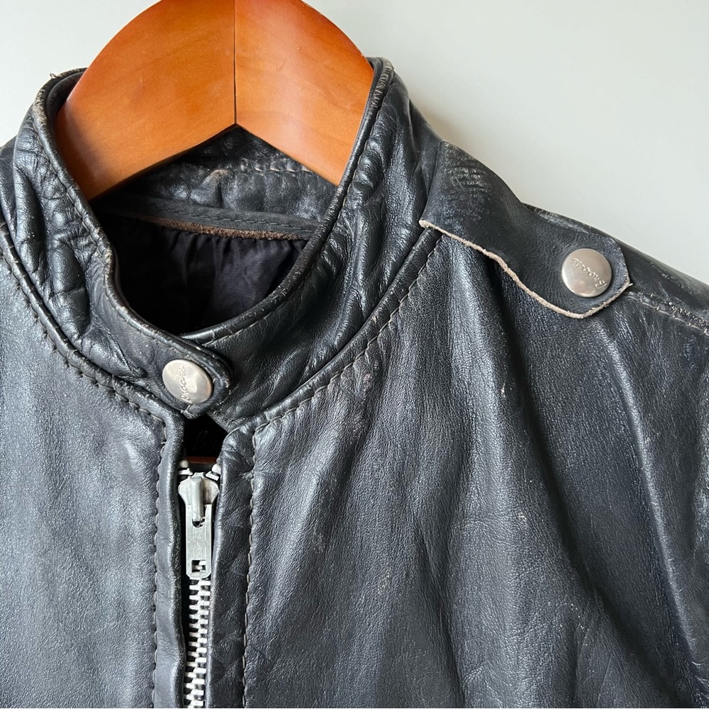 Vintage Brooks Leather Motorcycle Jacket - Picture 7 of 15